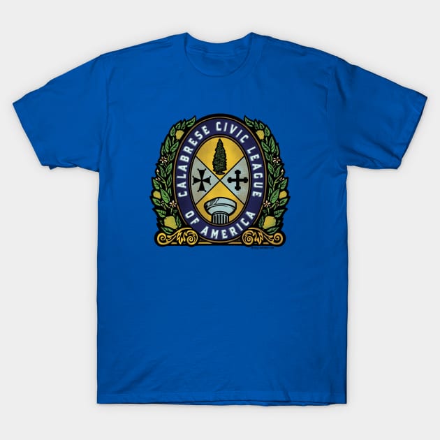 Calabrese Civic League of America T-Shirt by ItalianPowerStore